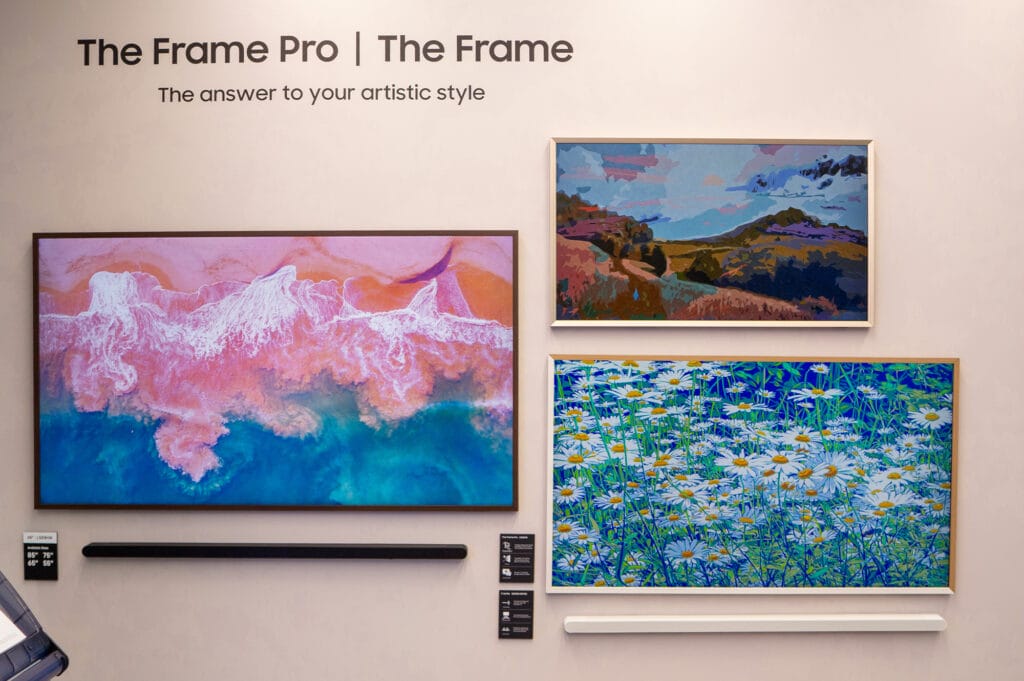 Die "The Frame" Lifestyle TVs runden das Gesamtangebot von Samsung perfekt ab.