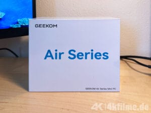 Die Verpackung des Geekom Air12 2026-Edition Mini-PCs