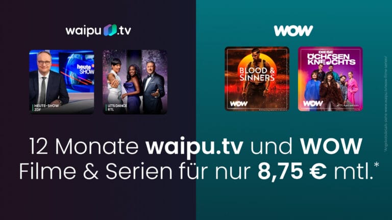 waipu.tv und WOW starten einen drastischen Oster-Rabatt
