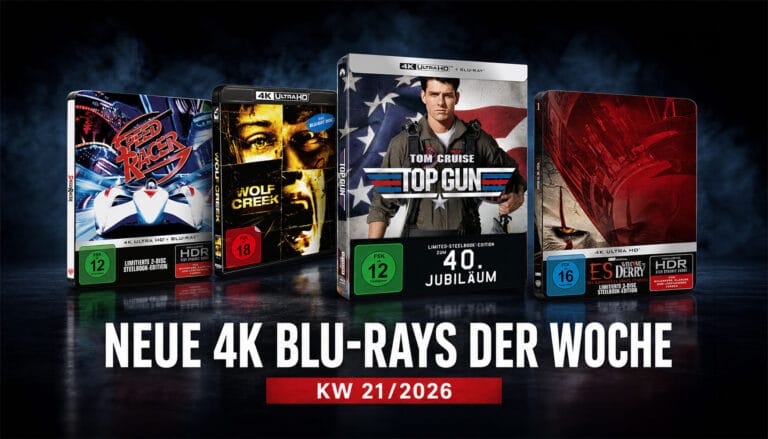 Neue 4K Blu-rays der Woche: Top Gun, Speed Racer, The Babadook & Wolf Creek in KW 21/2026