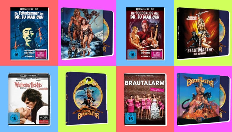 Film-Neuheiten auf 4K Ultra HD Blu-ray (KW 20/2026): Sturmhöhe, Dr. Fu Man Chu, Beastmaster uvm.
