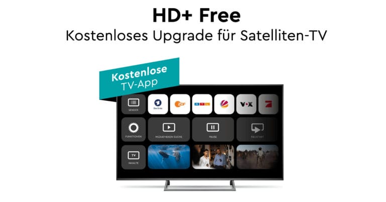HD+ Free: Kostenloses Basisangebot für Satellit gestartet
