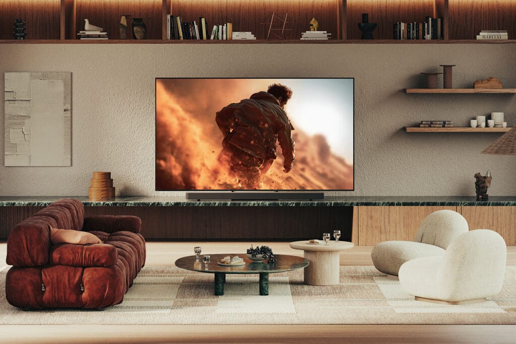 Sony soll bei seinen Kunden wieder mehr mit Heimkinofeeling in Verbindung gebracht werden, z.B. mit dem 85 Zoll Sony Bravia 7 II True RGB TV.