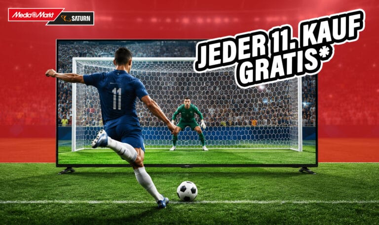 MediaMarkt verschenkt Fernseher und Beamer: Jeder 11. Kauf wird komplett erstattet!