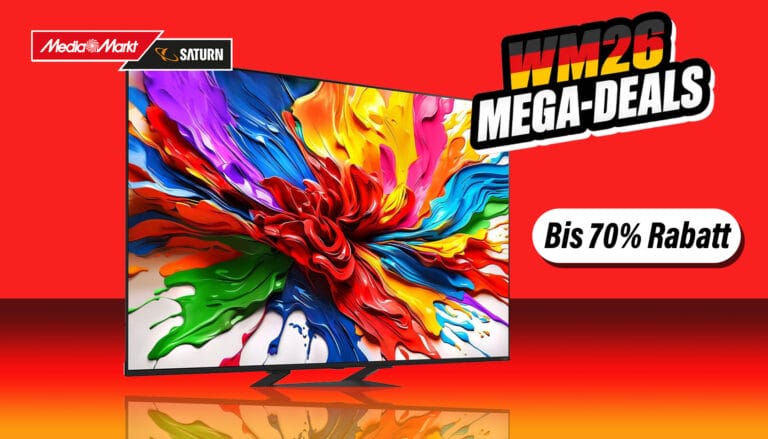 LG QNED-TVs im WM-Deal: Bis zu 70% Rabatt auf große 4K-Fernseher