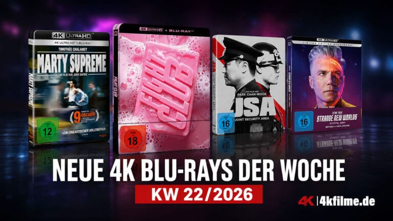 Neue 4K Blu-rays der Woche: Fight Club, Marty Supreme, No Other Choice & Star Trek in KW 22/2026