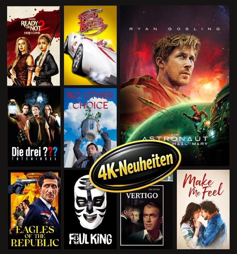 Die beliebtesten Heimkino-Neuheiten der vergangenen Tage auf Apple TV (in 4K UHD)