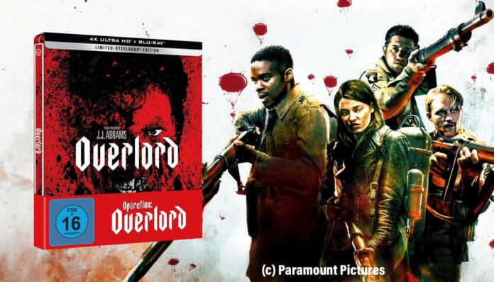 Operation: Overlord erscheint in einer limitierten 4K Blu-ray Steelbook-Variante (Amazon-exklusiv)
