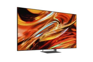 Perspektive links des Sony Bravia 7 II True RGB TV 2026