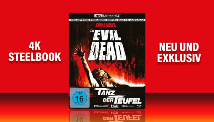 Tanz der Teufel erscheint zum 40.-jährigen Jubiläum im limitierten 4K Blu-ray Steelbook.