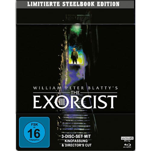 Der Exorcist 3 bekommt ein schickes 4K Steelbook spendiert.