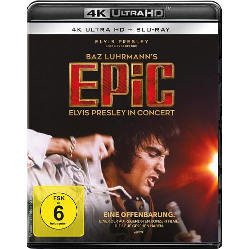 Epic: Elvis Presley in Concert auf 4K Ultra HD Blu-ray. 