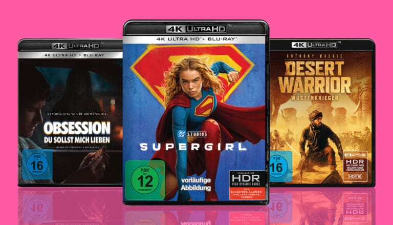 Neue Film-Vorbesteller auf 4K Ultra HD Blu-ray: Supergirl (2026), Obsession, Hamilton & Desert Warrior