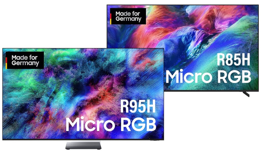 Samsungs Micro RGB gibt es in zwei Ausstattungsvarianten: R95H und R85H – wo liegen die Unterschiede?