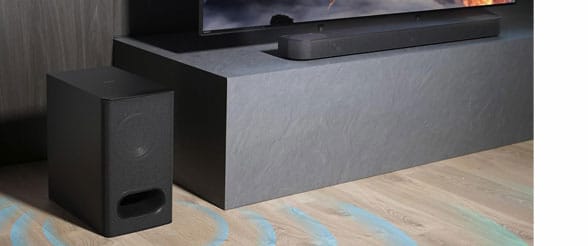 Die Sony Bravia Theatre Bar 6 liefert euch 3.1.2-Kanal-Sound.