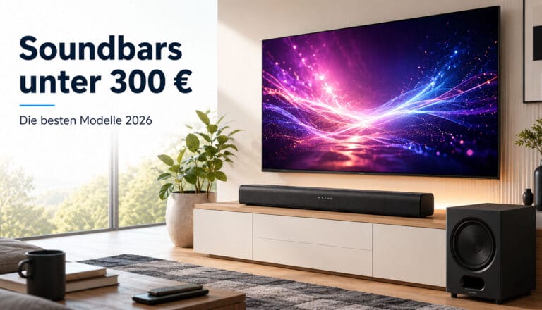 Soundbars unter 300 Euro: Welche Modelle 2026 wirklich sinnvoll sind