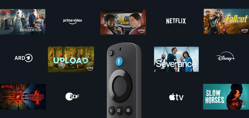 Mit dem Amazon Fire TV Stick 4K Plus und der Alexa-Sprachfernbedienung steht euch die komplette Streaming-Welt offen (Abonnements können Kosten verursachen).