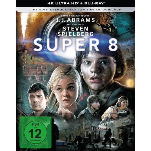 Super 8 erscheint erneut auf 4K Blu-ray, diesmal in einer limitierten Steelbook-Variante.