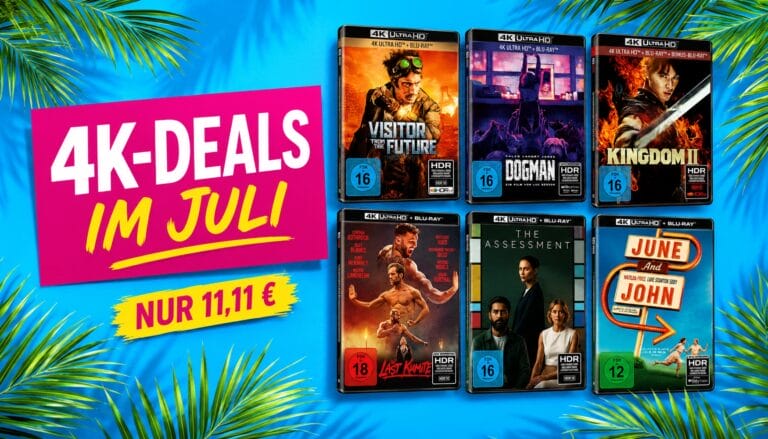 Weihnachten im Juli: Diese 4K-Blu-rays gibt es heute für je nur 11,11 Euro