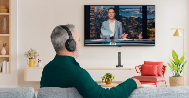TV-Kopfhörer eliminiert Verzögerungen: Hama setzt auf 2,4 GHz statt Bluetooth
