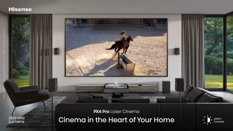 Hisense PX4 Pro: 4K-Beamer mit HDR10+ und Dolby Vision für stattliche 4.000 Euro