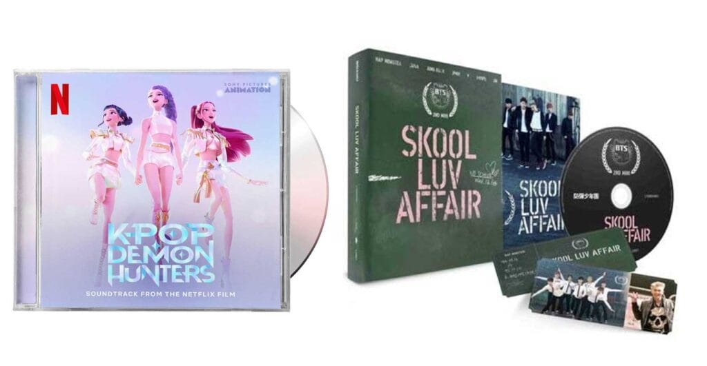 Popkulturelle Umsatztreiber: Die CD zum Netflix-Animationshit "K-Pop Demon Hunters" oder das Album "Skool Luv Affair" der koreanischen Boygroup BTS stehen bei Gen Z hoch im Kurs. 