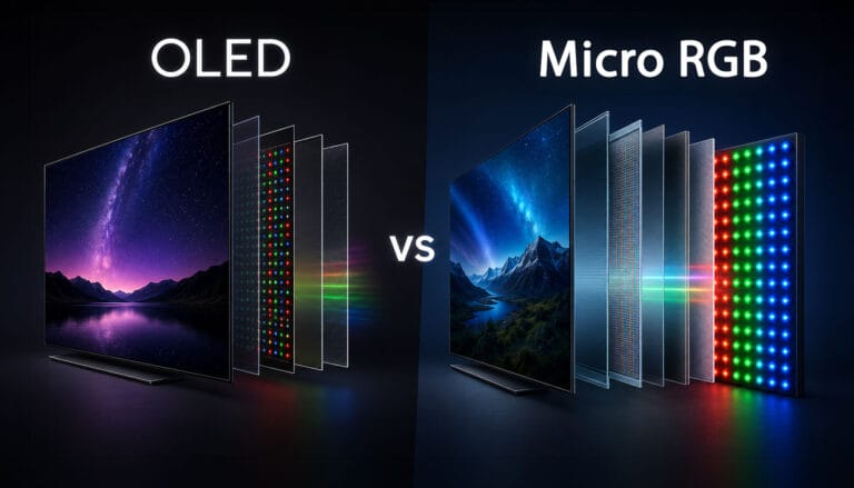 OLED oder Micro RGB: Welche Displaytechnologie ist die richtige für mich?