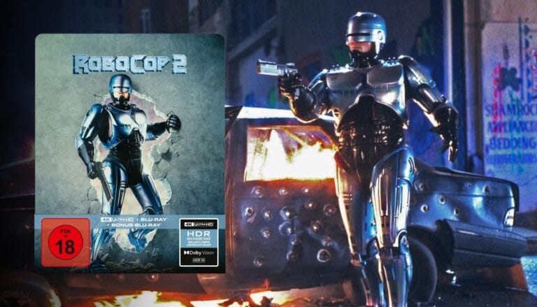 RoboCop 2 erstmals restauriert auf 4K Blu-ray: Steelbook & Mediabooks vorbestellbar