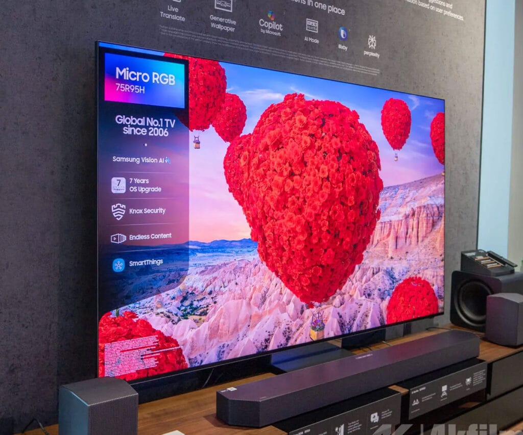Die breite Größenauswahl der Micro RGB TVs von 55 bis 115 Zoll bringt die neue Displaytechnologie endlich ins Wohnzimmer.