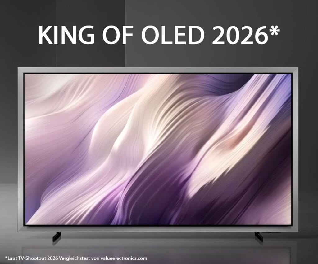 Die Signalverarbeitung der Samsung Smart TVs war immer auf einenm guten Niveau. In diesem Jahr übertrifft sich der koranische TV-Hersteller jedoch selbst, weshalb der S99H im großen TV-Vergleichstest 2026 auch die Konkurrenz hinter sich lässt.