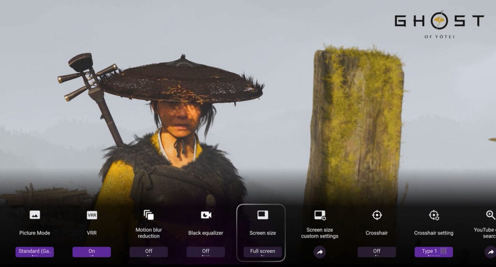 Über das Game Menu 2 (Spiel Menü 2) lassen sich alle Gaming-Einstellungen und Features während des zockens steuern.