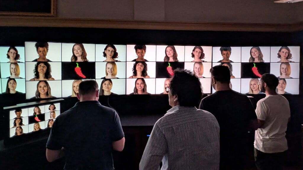 Der direkte Vergleich der maskierten TV-Modelle mit den Profi-Monitoren als Referenz, soll eine unvoreingenommene Bewertung der Fernseher ermöglichen.