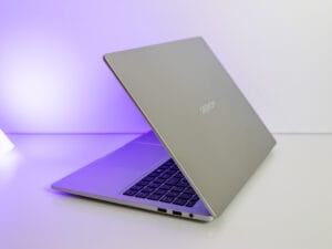 Das Aluminiumgehäuse des GeekBook M16 wirkt wirklich hochwertig.