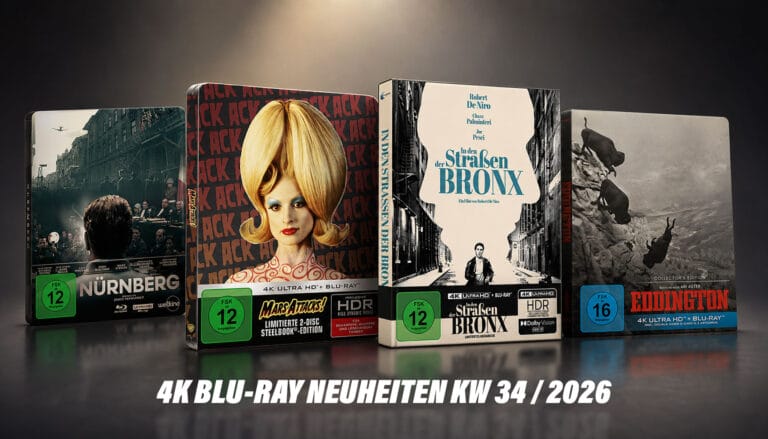 4K Blu-ray Neuheiten KW 34/2026: Beverly Hills Cop, Das Kartell, Mars Attacks! & In den Straßen der Bronx