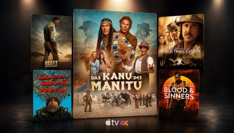 „Das Kanu des Manitu“ erstmals für 7,99 Euro: Neue 4K-Film-Angebote auf Apple TV