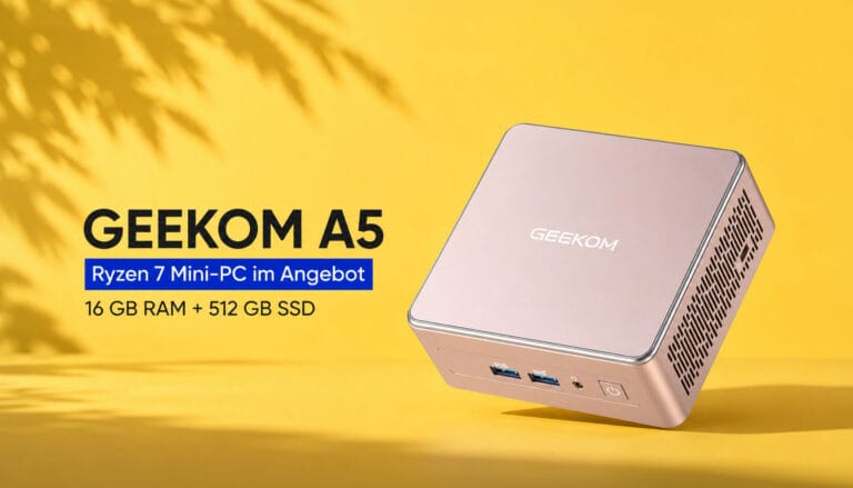 Back-to-School-Deal: GEEKOM A5 Mini-PC mit Ryzen 7 fällt unter 450 Euro