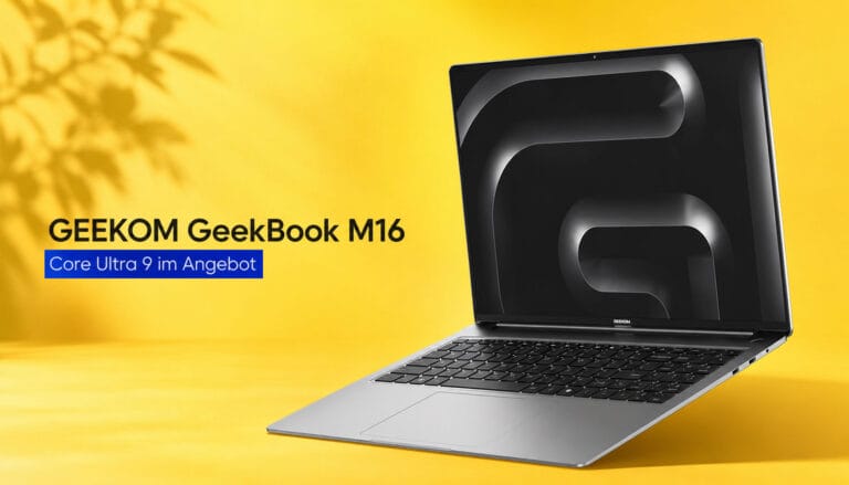 Back-to-School Special: GEEKOM U9 Laptop mit bis zu 24 Stunden Akkulaufzeit jetzt 23% günstiger