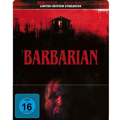 Barbarian bekommt mit diesem Steelbook eine schicke Sammleredition auf 4K Blu-ray spendiert.