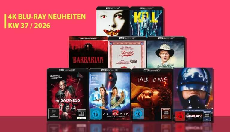 4K Blu-ray Neuheiten KW 37/2026: Das Schweigen der Lämmer, Fargo, Barbarian & Thelma & Louise