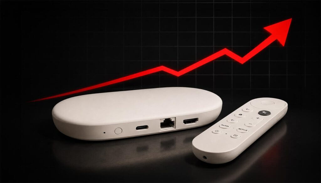 Der Google TV Streamer hat in den USA eine Preiserhöhung von 50 Prozent erfahren. Bald auch in Deutschland?