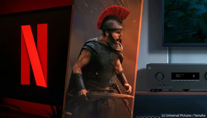 Netflix-Logo, Filmszene aus 