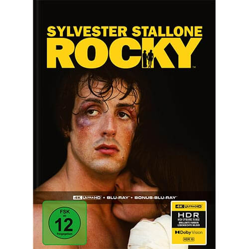 Rocky - Limitiertes 3-Disc-Mediabook – Cover B (4K Ultra HD + Blu-ray + Bonus-Blu-ray) - Shop Exklusiv