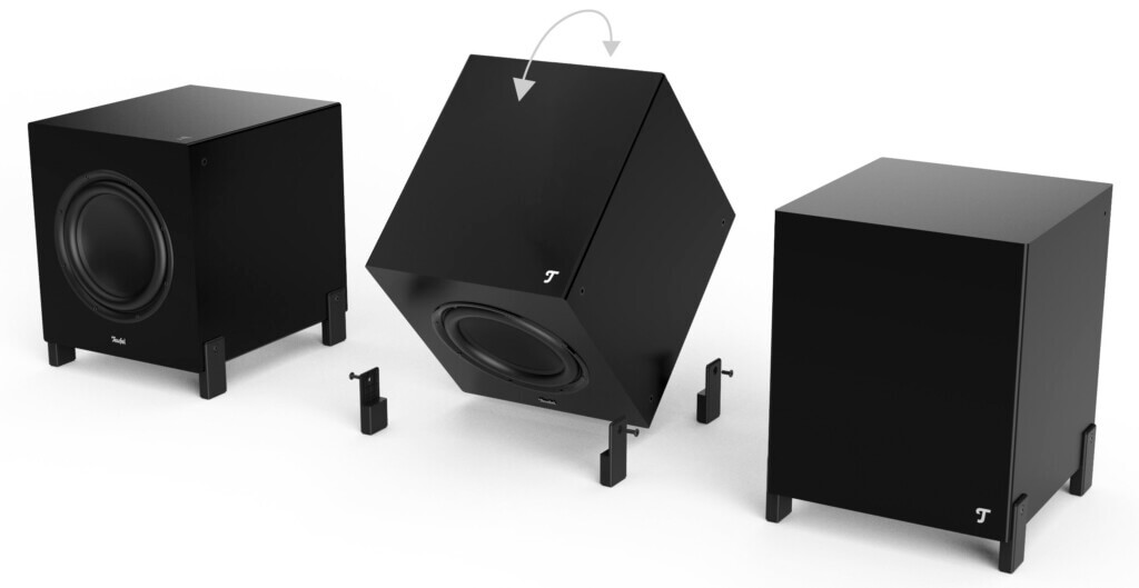 Der Teufel T 10 Mk2 lässt sich im Downfire- und Frontfire-Modus nutzen.