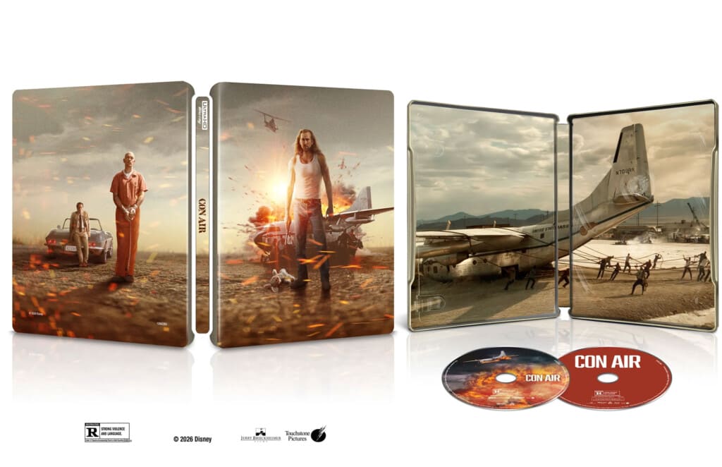 Die US-Ankündigung des 4K Blu-ray Steelbooks zu "Con Air".