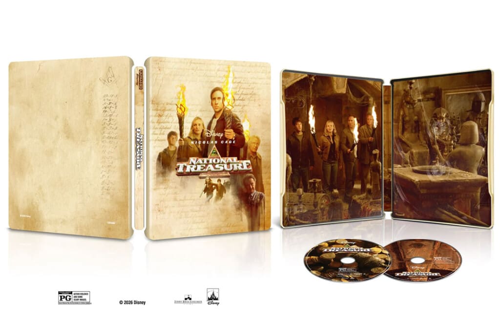Ebenso wurde "Das Vermächtnis der Tempelritter" in den USA bereits im 4K Blu-ray Steelbook angekündigt.