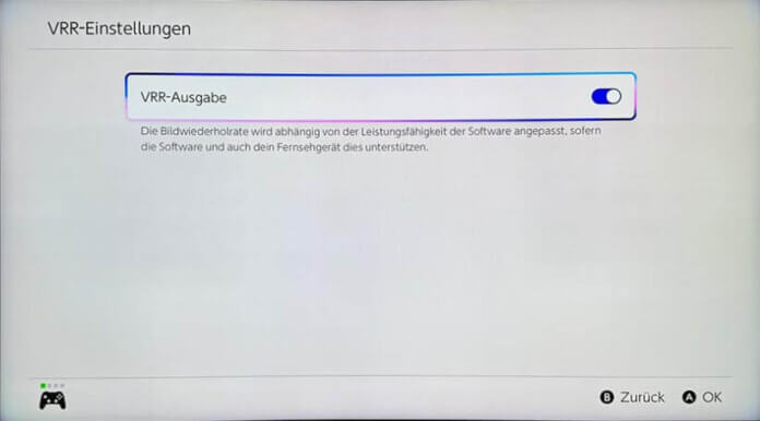 Für VRR am TV müsst ihr eure Switch 2 Konsole sowie die Docking-Station aktualisieren.