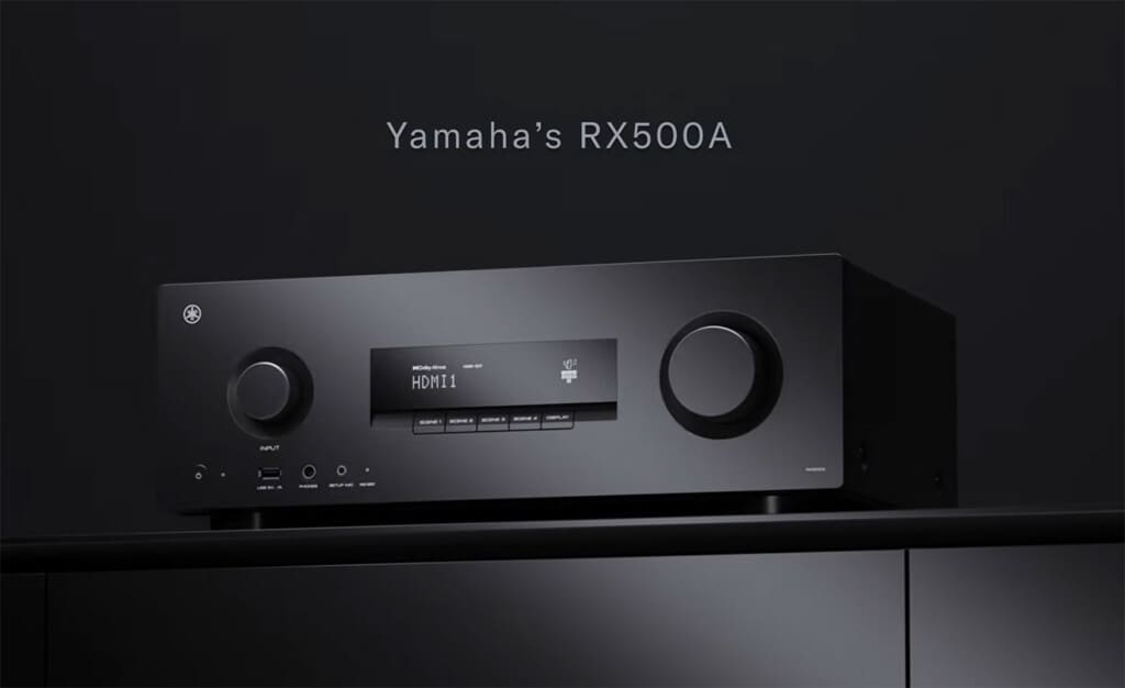 Der Yamaha RX500A wirkt dank seiner Netzwerkausstattung schon eher wie ein aktueller, moderner AV-Receiver.