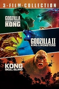 Godzilla vs. Kong / Godzilla II: King of the Monsters / Kong: Skull Island 3-Film-Collection – Apple TV Bundle-Cover