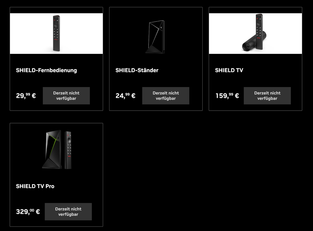 Die Nvidia Shield TV Pro kostet jetzt offiziell 329 Euro.