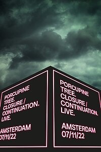 Porcupine Tree. Closure / Continuation. Live. Amsterdam 07/11/22 (2023)
